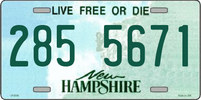 NH license plate 2855671