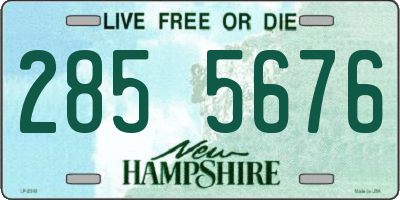NH license plate 2855676