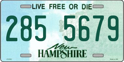 NH license plate 2855679