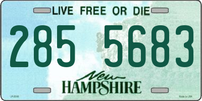 NH license plate 2855683