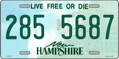 NH license plate 2855687
