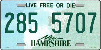 NH license plate 2855707