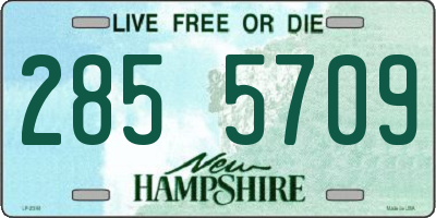 NH license plate 2855709