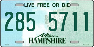 NH license plate 2855711