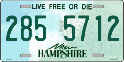 NH license plate 2855712
