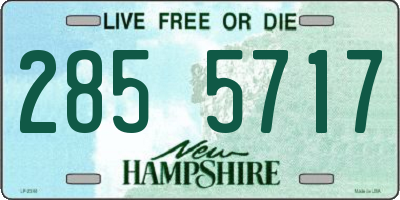 NH license plate 2855717