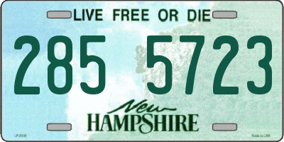 NH license plate 2855723
