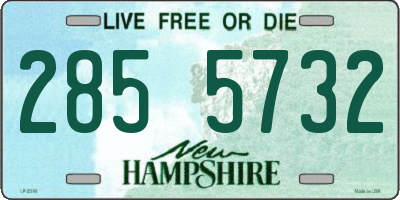 NH license plate 2855732