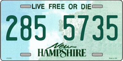 NH license plate 2855735