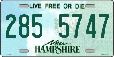 NH license plate 2855747