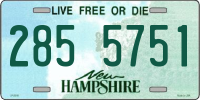 NH license plate 2855751