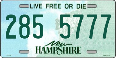 NH license plate 2855777