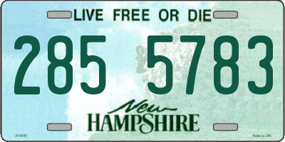 NH license plate 2855783