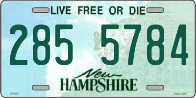 NH license plate 2855784