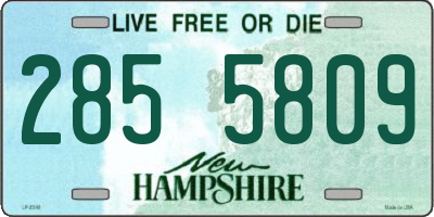 NH license plate 2855809