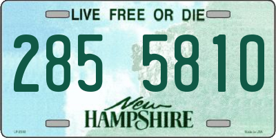 NH license plate 2855810