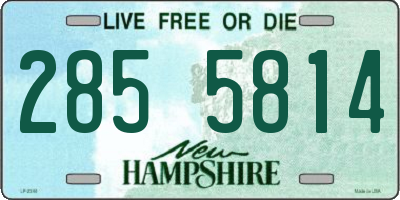 NH license plate 2855814