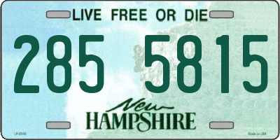 NH license plate 2855815