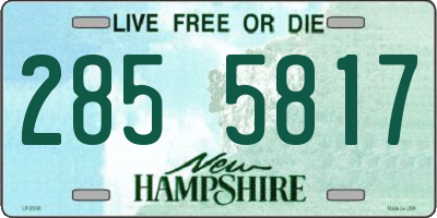 NH license plate 2855817