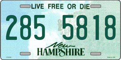 NH license plate 2855818