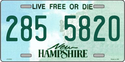 NH license plate 2855820