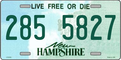 NH license plate 2855827