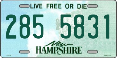 NH license plate 2855831