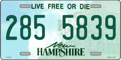 NH license plate 2855839