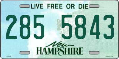 NH license plate 2855843