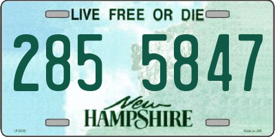 NH license plate 2855847