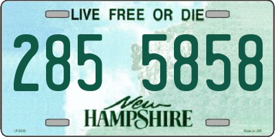NH license plate 2855858
