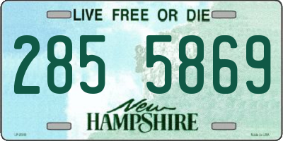 NH license plate 2855869