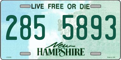 NH license plate 2855893