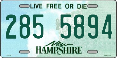 NH license plate 2855894