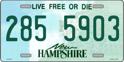 NH license plate 2855903