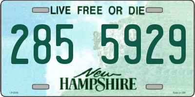 NH license plate 2855929