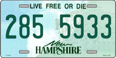 NH license plate 2855933