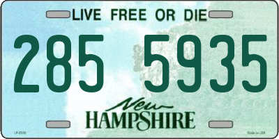 NH license plate 2855935