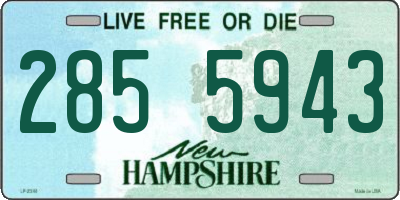 NH license plate 2855943