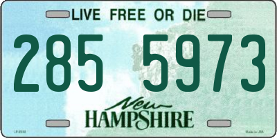 NH license plate 2855973