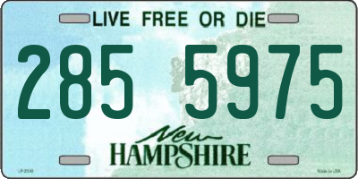 NH license plate 2855975
