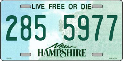 NH license plate 2855977