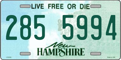 NH license plate 2855994
