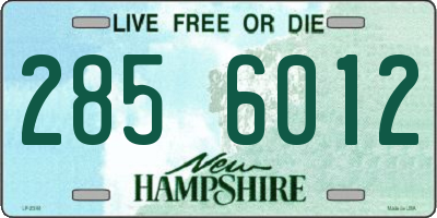 NH license plate 2856012
