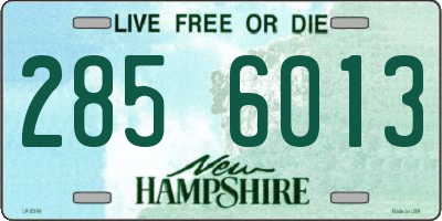 NH license plate 2856013