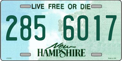 NH license plate 2856017