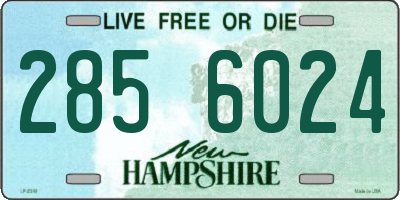 NH license plate 2856024