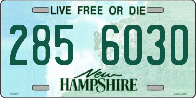 NH license plate 2856030