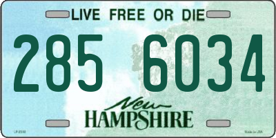 NH license plate 2856034