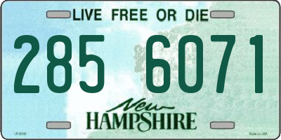 NH license plate 2856071